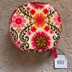 Vera Bradley Hatbox Cosmetic Bag - Folkloric Print NWT